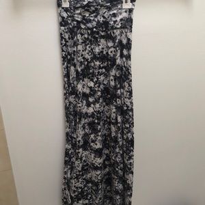 Black and White Maxi Skirt
